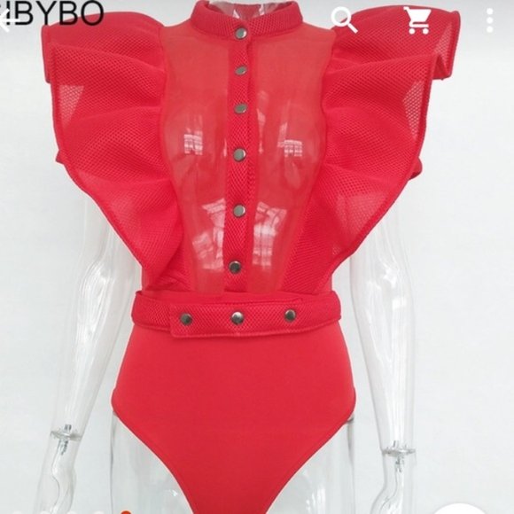❤️2 for $20 SALE❤️ Fashion Bodysuit / Top ! New Style - Picture 3 of 6